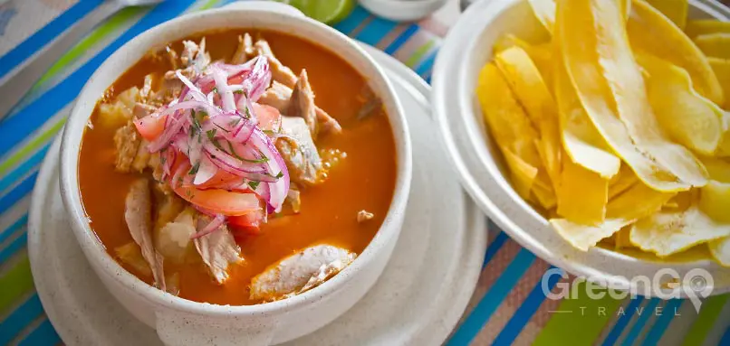 Galapagos Cruise food - Encebollado